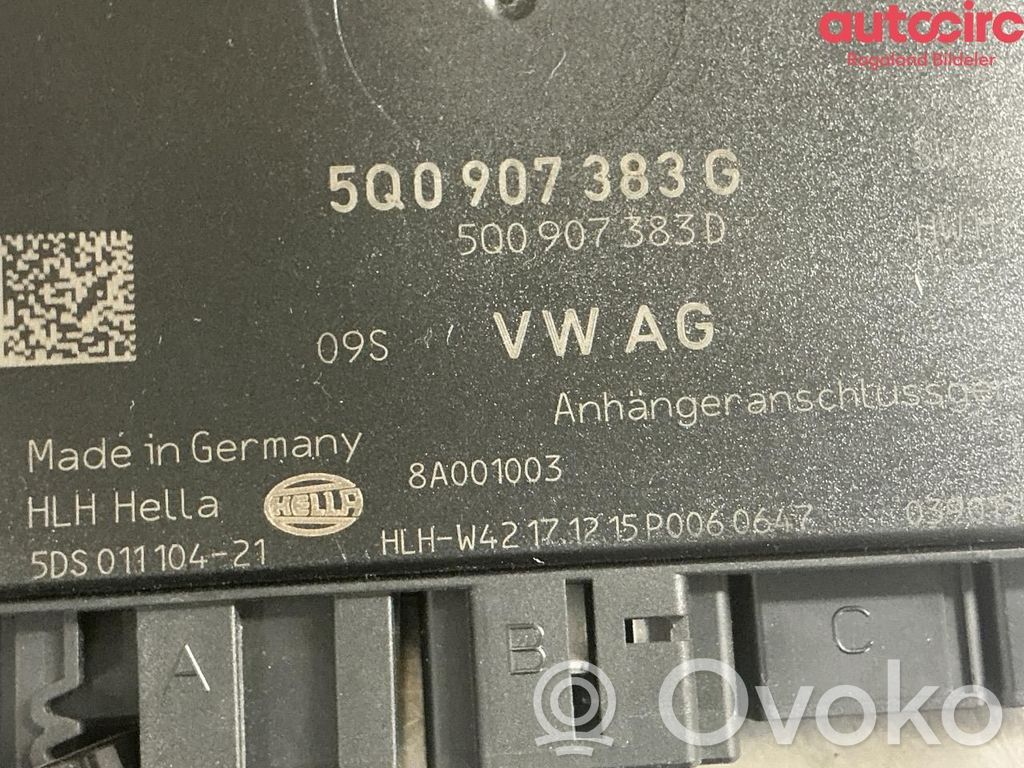 Volkswagen Touran III Unidad de control/módulo de la barra de remolque 
