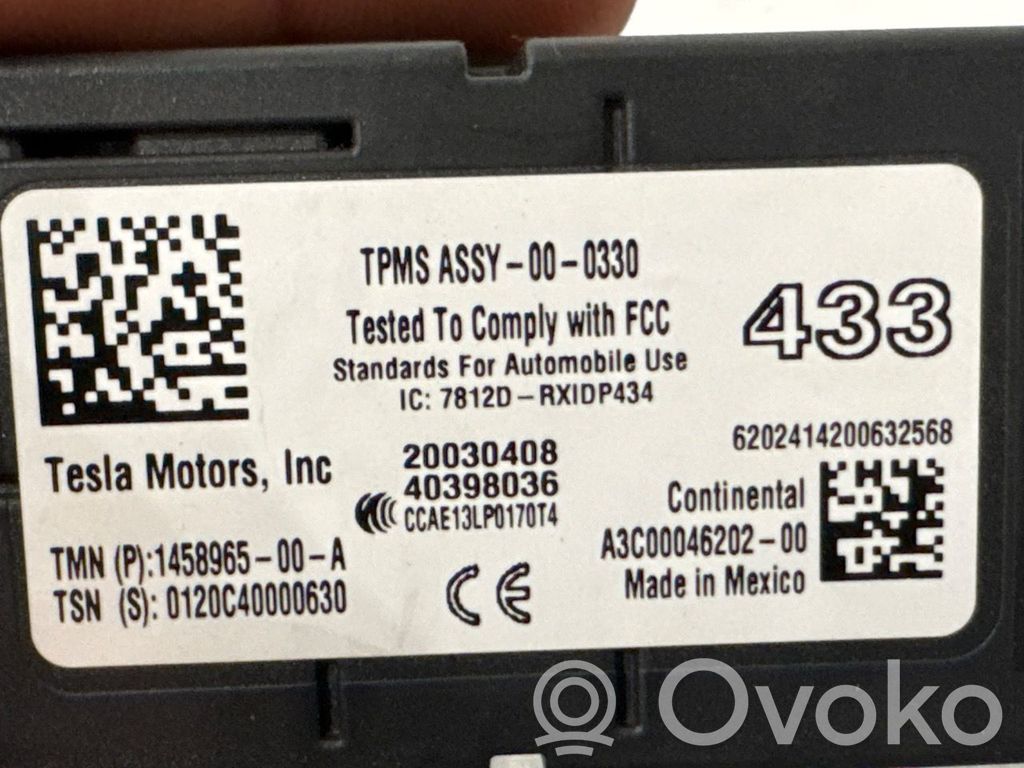 Tesla Model 3 Inne komputery / moduły / sterowniki 