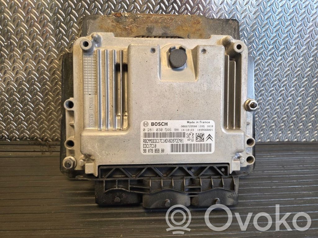 Engine control unit/module ECU   1606874080,1606874080