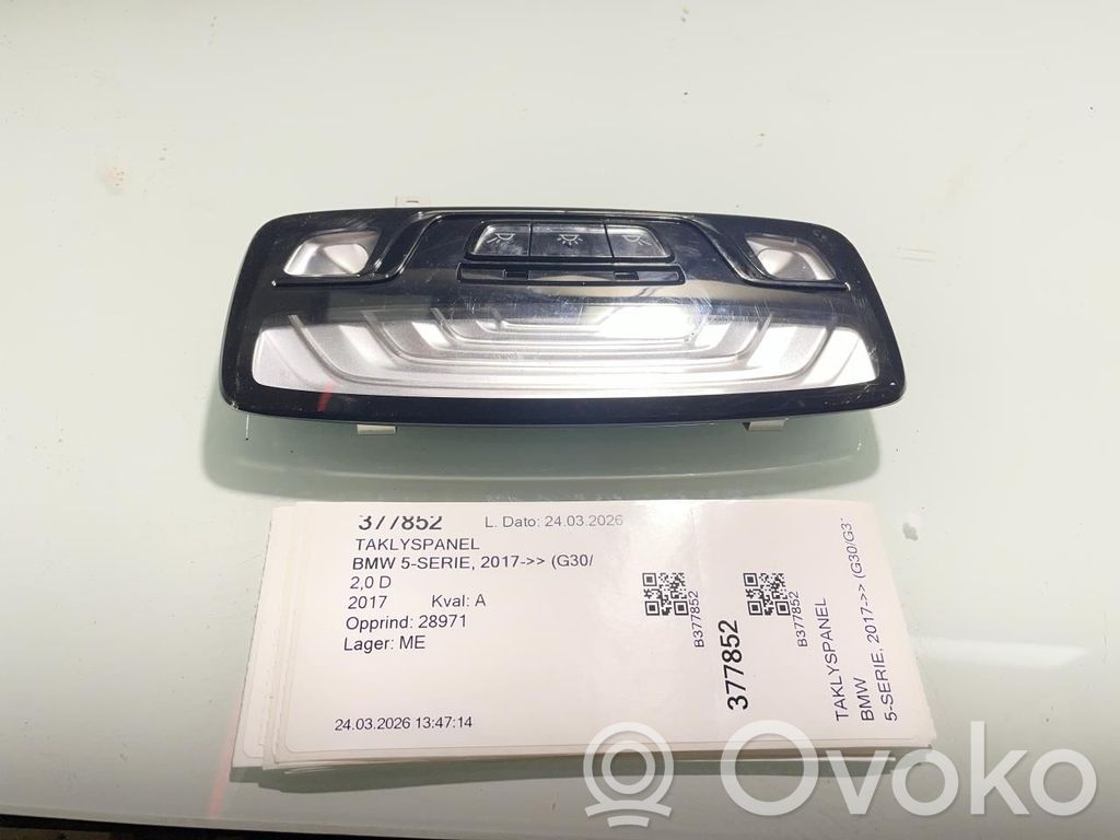 BMW 5 G30 G31 G38 Interruptor de control del panel de luces 