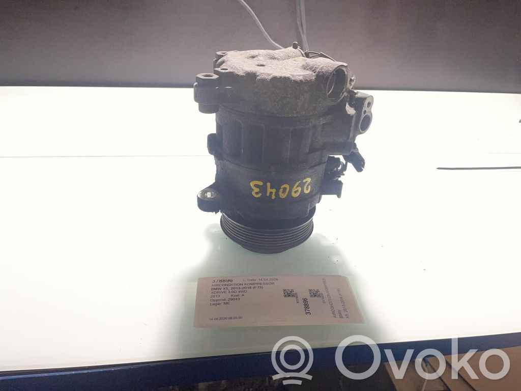BMW X5 F15 Air conditioning (A/C) compressor (pump) 