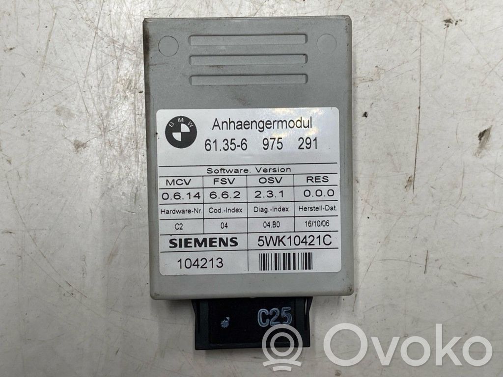 BMW 5 E60 E61 Module de contrôle crochet de remorque 
