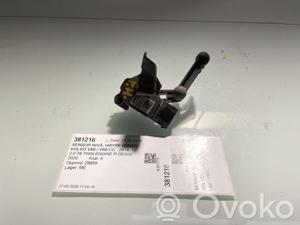 Volvo V60 Senzor înălțime suspensie față pneumatică 