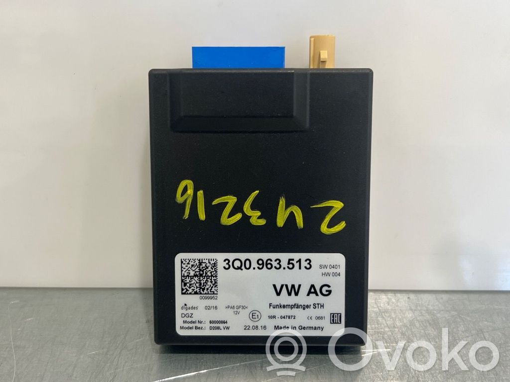 Volkswagen PASSAT B8 Autres unités de commande / modules