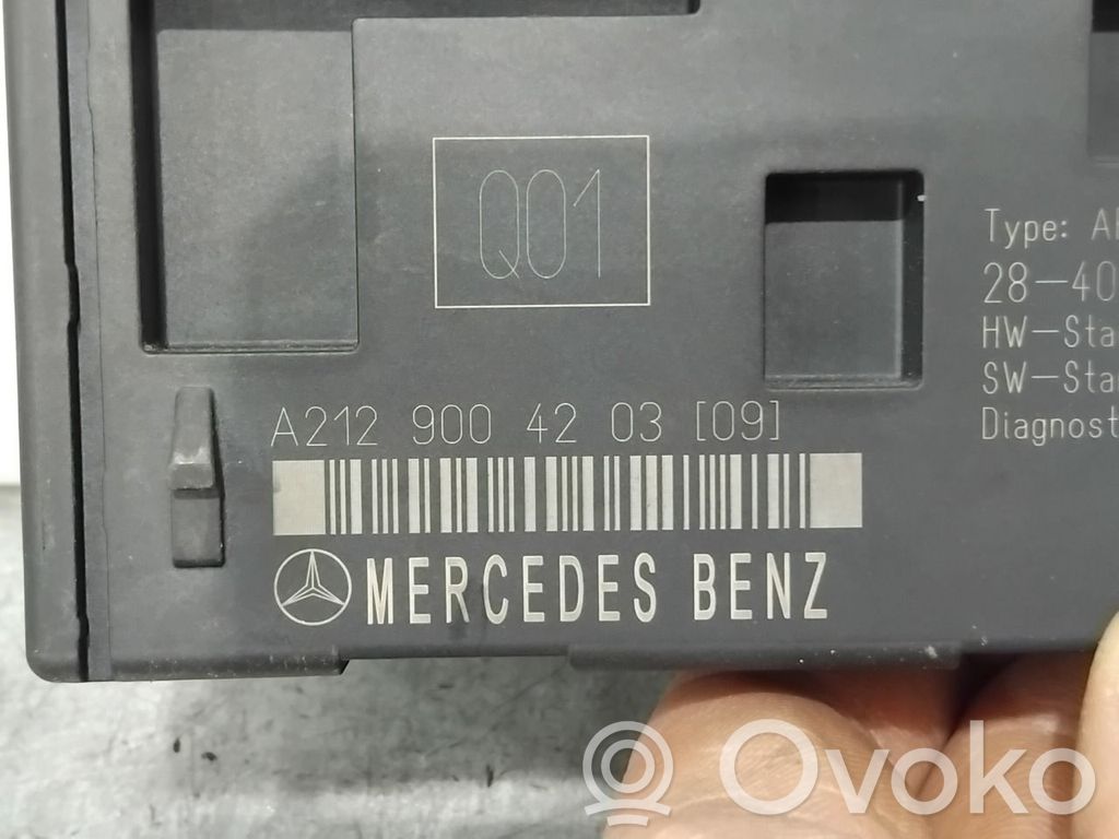 Mercedes-Benz E W212 Unité de commande / module de hayon 