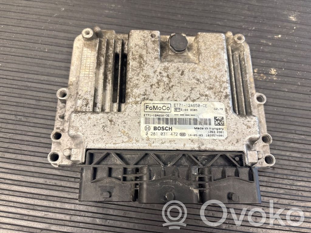 Engine control unit/module ECU   DU7A12A650DA,1846927,1846927,DU7A12A650DA
