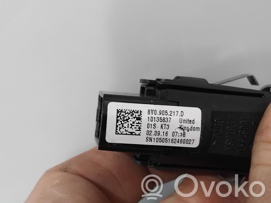 Audi A3 S3 8V Engine start stop button switch 