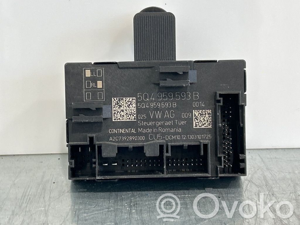 Skoda Octavia Mk3 (5E) Unidad de control/módulo de la puerta 