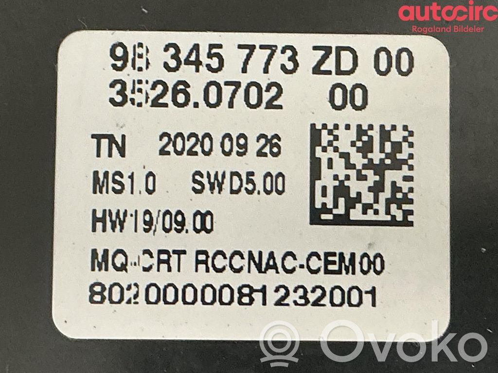 Toyota ProAce City Bedieneinheit Controller Multimedia