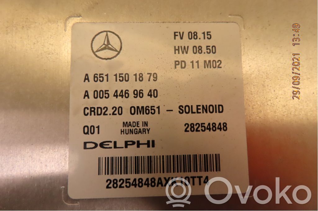 Mercedes-Benz Vito Viano W639 Unité de commande, module ECU de moteur