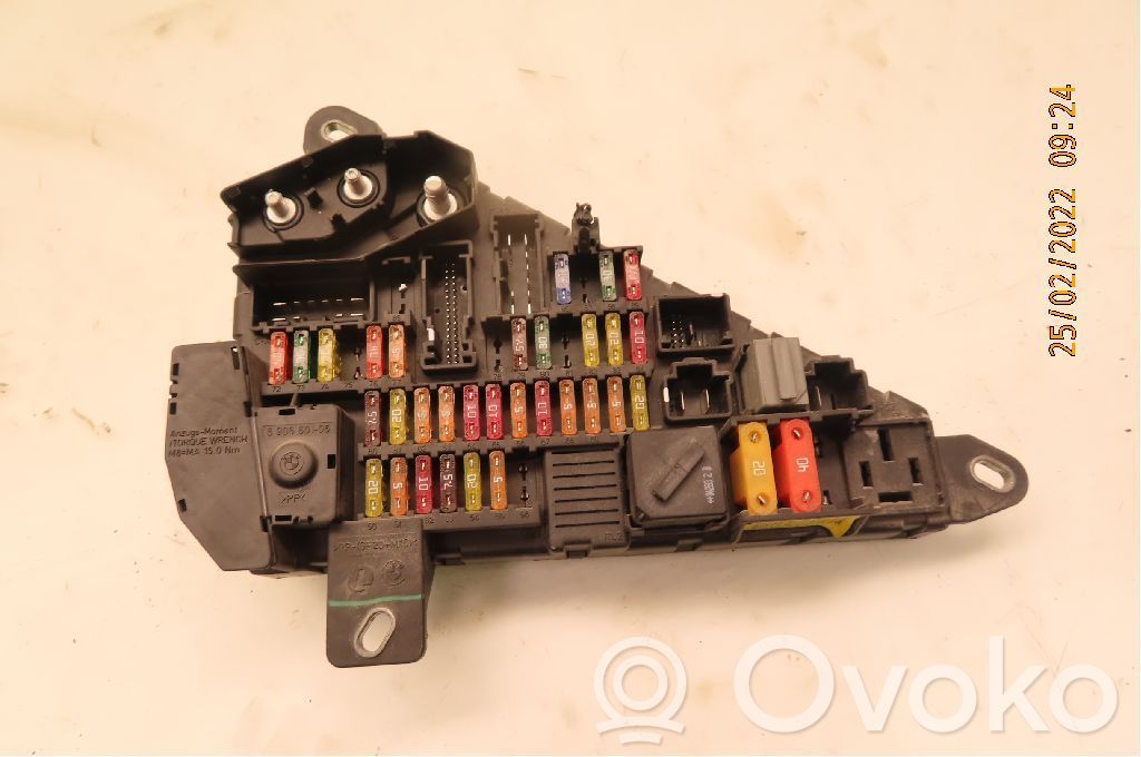 BMW 5 E60 E61 Set scatola dei fusibili 