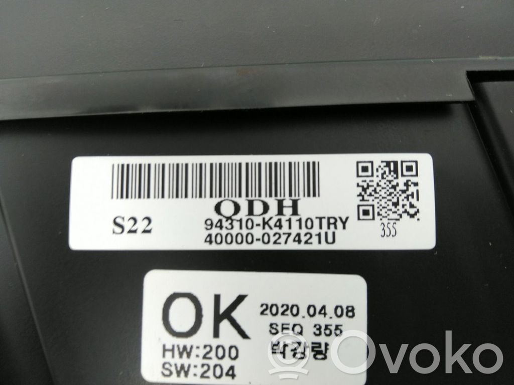 Hyundai Kona I Tachimetro (quadro strumenti)