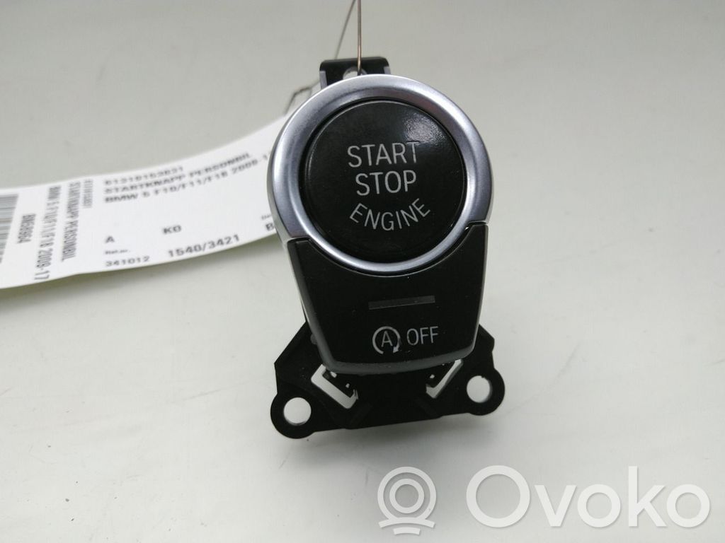 BMW 5 F10 F11 Interruttore a pulsante start e stop motore