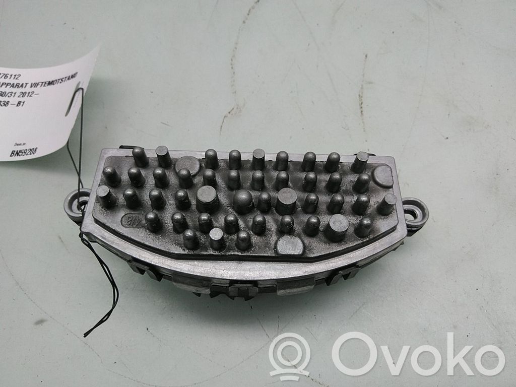 BMW 3 F30 F35 F31 Motorino ventola riscaldamento/resistenza ventola 