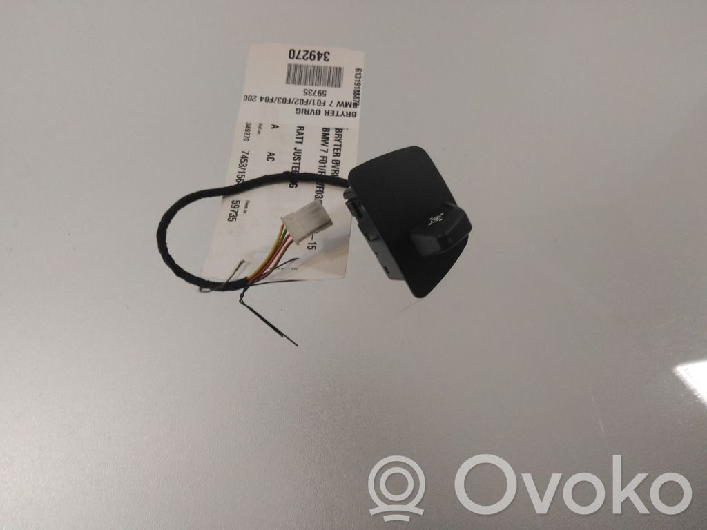 BMW 7 F01 F02 F03 F04 Altri interruttori/pulsanti/cambi 