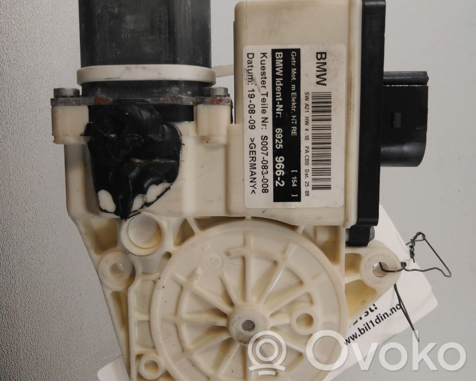 BMW X3 E83 Regulador de ventanilla eléctrico de puerta delantera