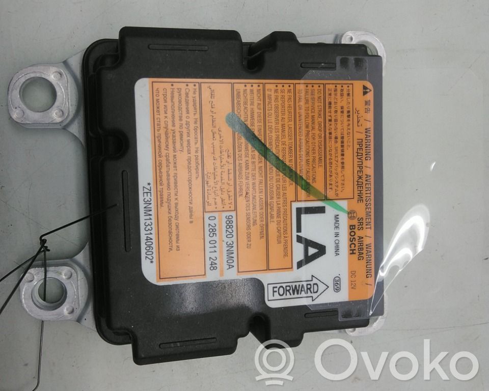 Nissan Leaf I (ZE0) Sterownik / Moduł Airbag 