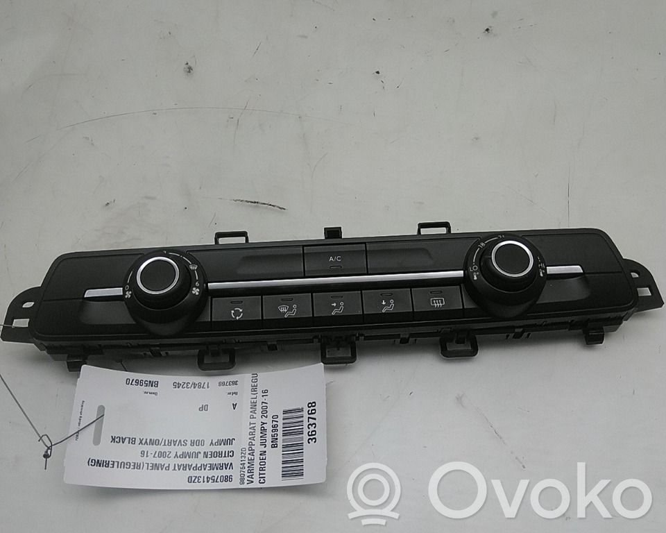 Citroen Jumpy Console centrale, commande chauffage/clim 