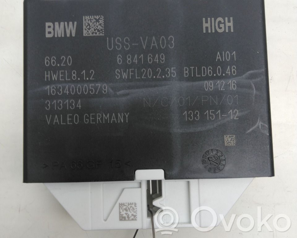 BMW 5 G30 G31 G38 Unitate/modul de comandă parcare PDC 