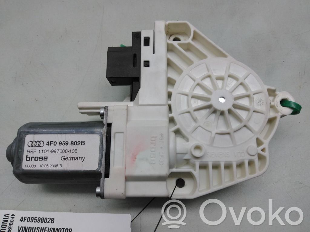 Audi A6 S6 C6 4F Regulador de ventanilla eléctrico de puerta delantera 