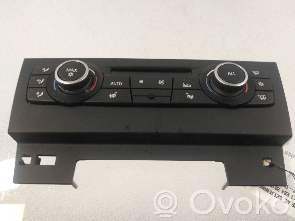 BMW X1 E84 Mascherina climatizzatore/regolatore riscaldamento 