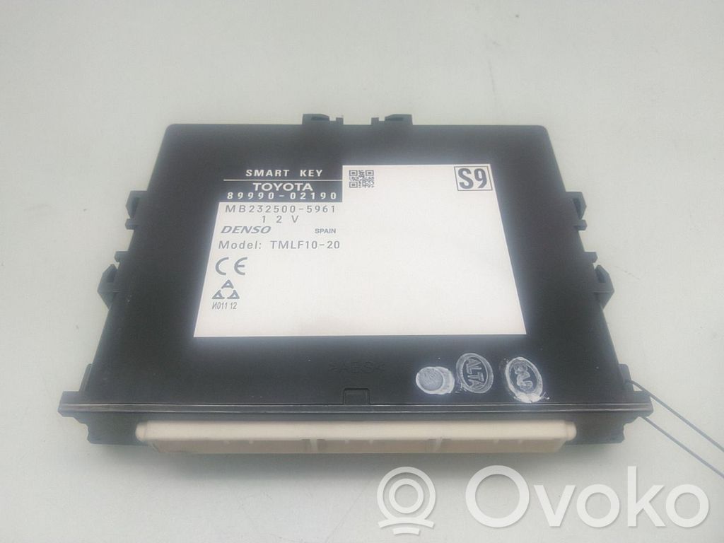 Toyota Auris E180 Centralina/modulo keyless go 