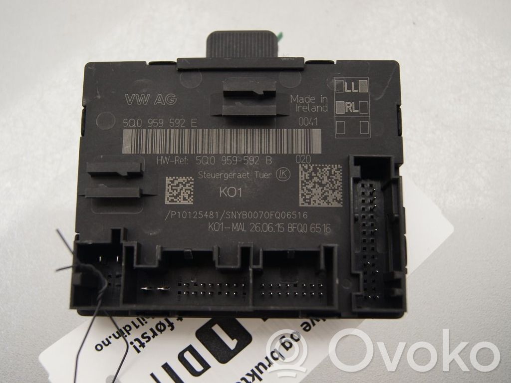 Audi A3 S3 8V Unitate/modul comandă uși 