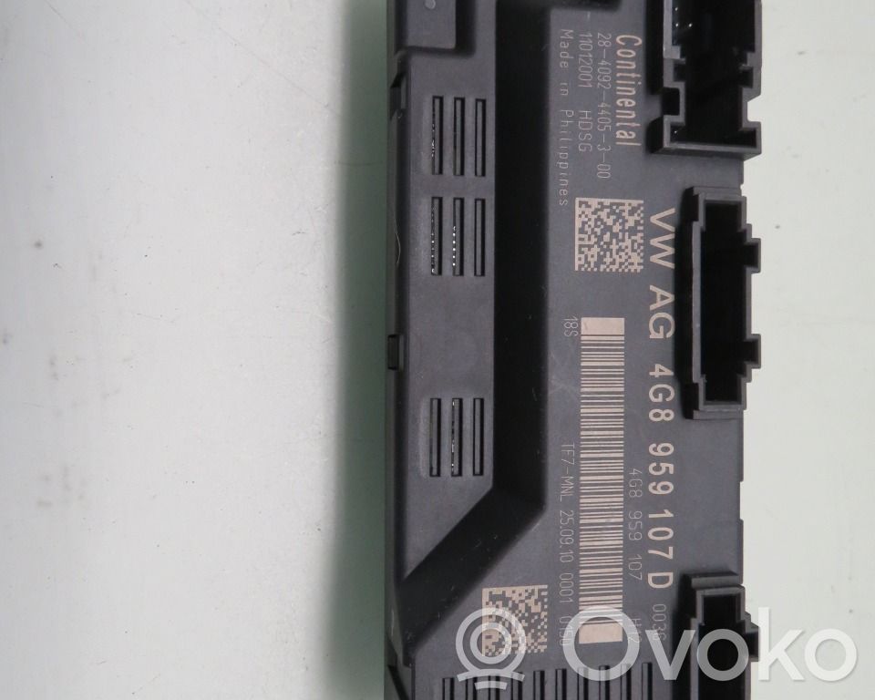 Tailgate/trunk control unit/module   4G8959107D,4G8959107D