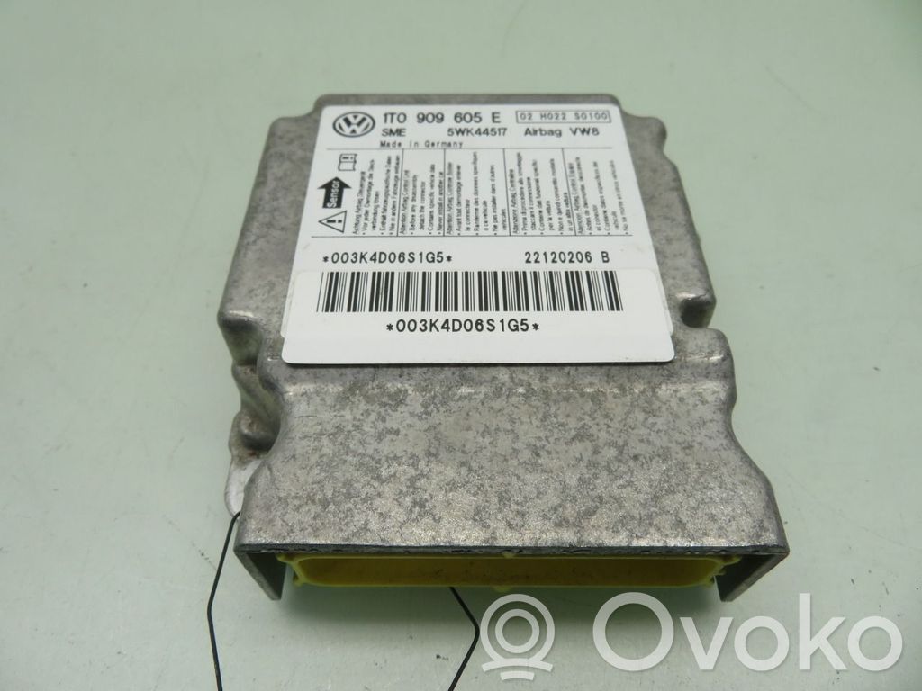 Sterownik / Moduł Airbag   1T0909605E,003K4D06S1G5,003K4D06S1G5,003K4D06S1G5,1T0909605E
