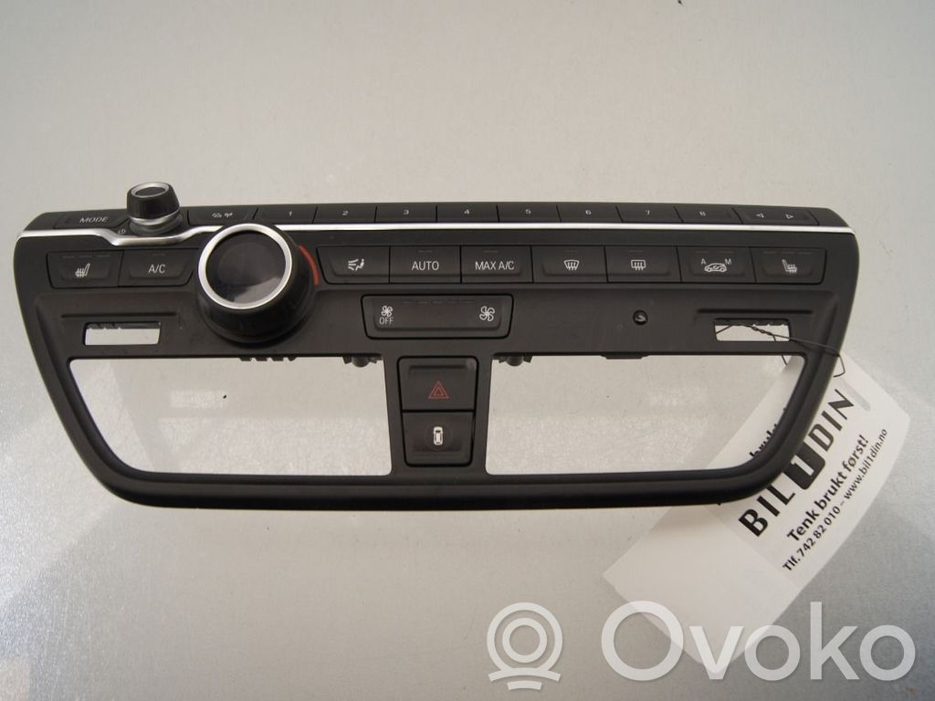 BMW i3 Console centrale, commande chauffage/clim 