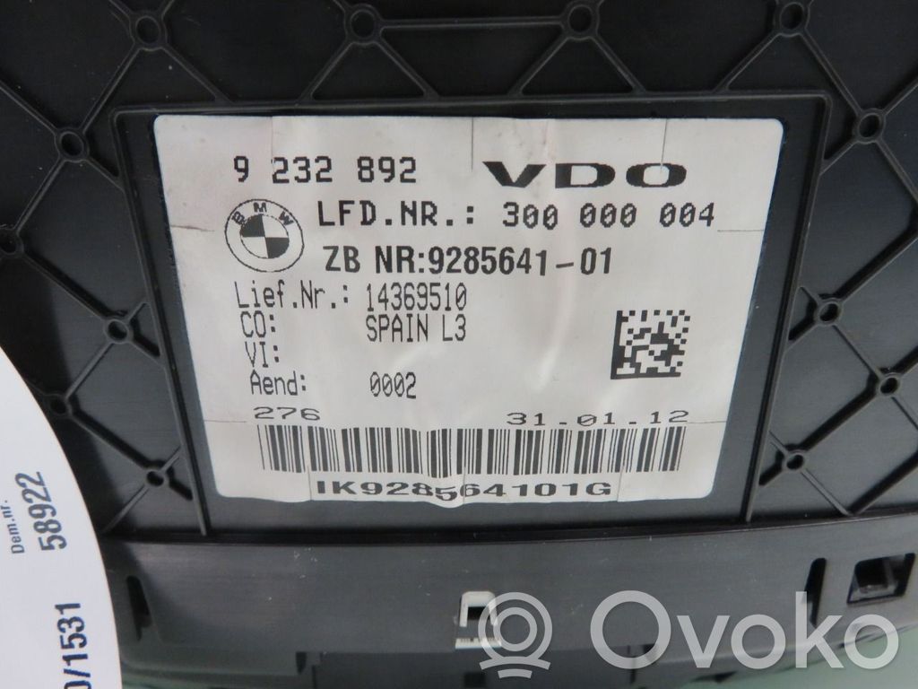 BMW 3 F30 F35 F31 Licznik / Prędkościomierz 