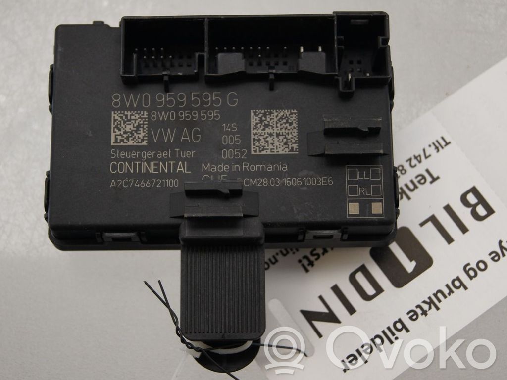 Audi A4 S4 B9 Centralina/modulo portiere 