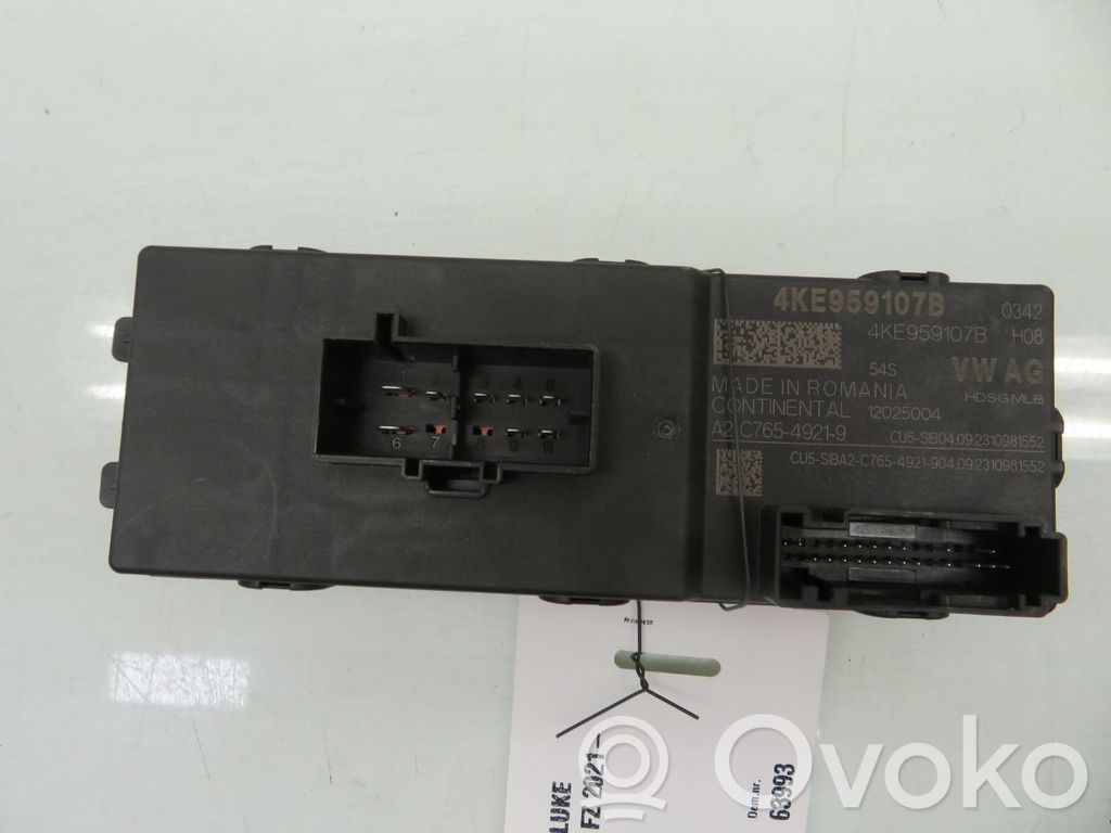 Unité de commande / module de hayon   4KE959107B,4KE959107B