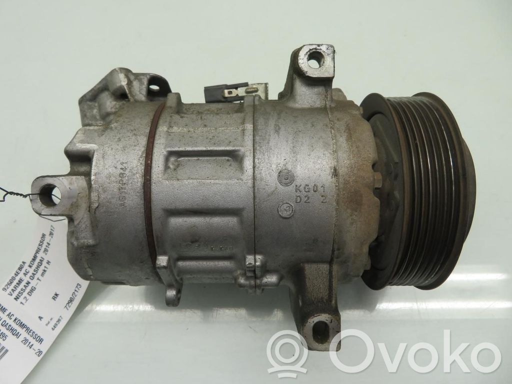 Nissan Qashqai Compresor (pompă) aer condiționat (A/C)