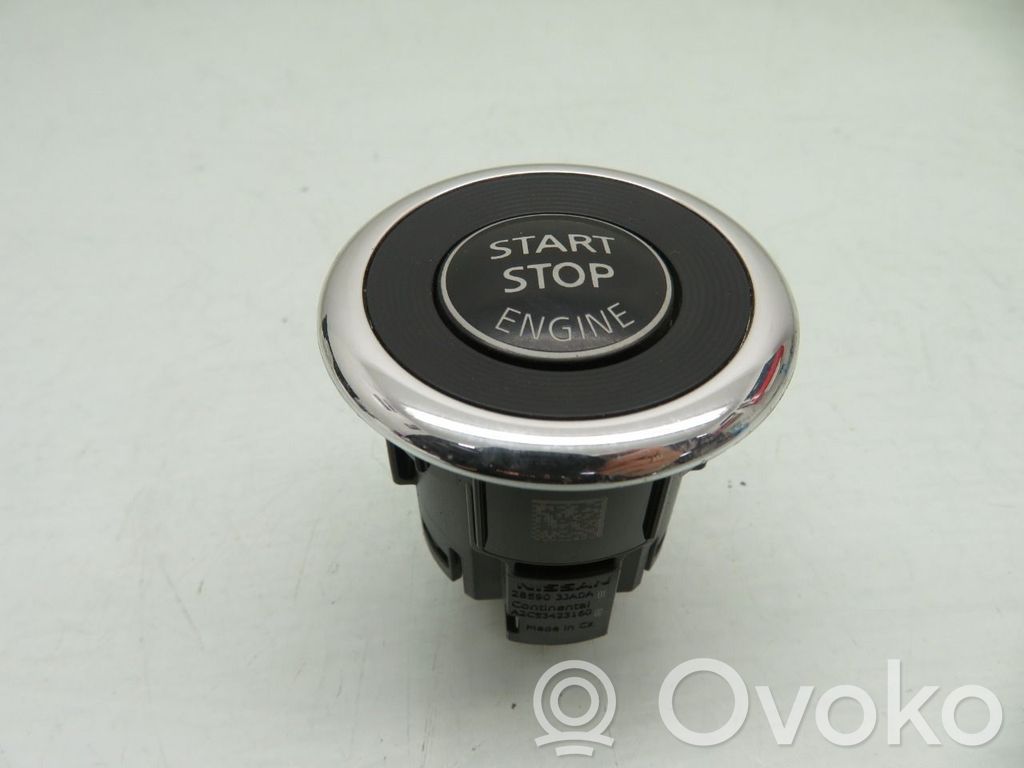 Nissan Qashqai Interruttore a pulsante start e stop motore 