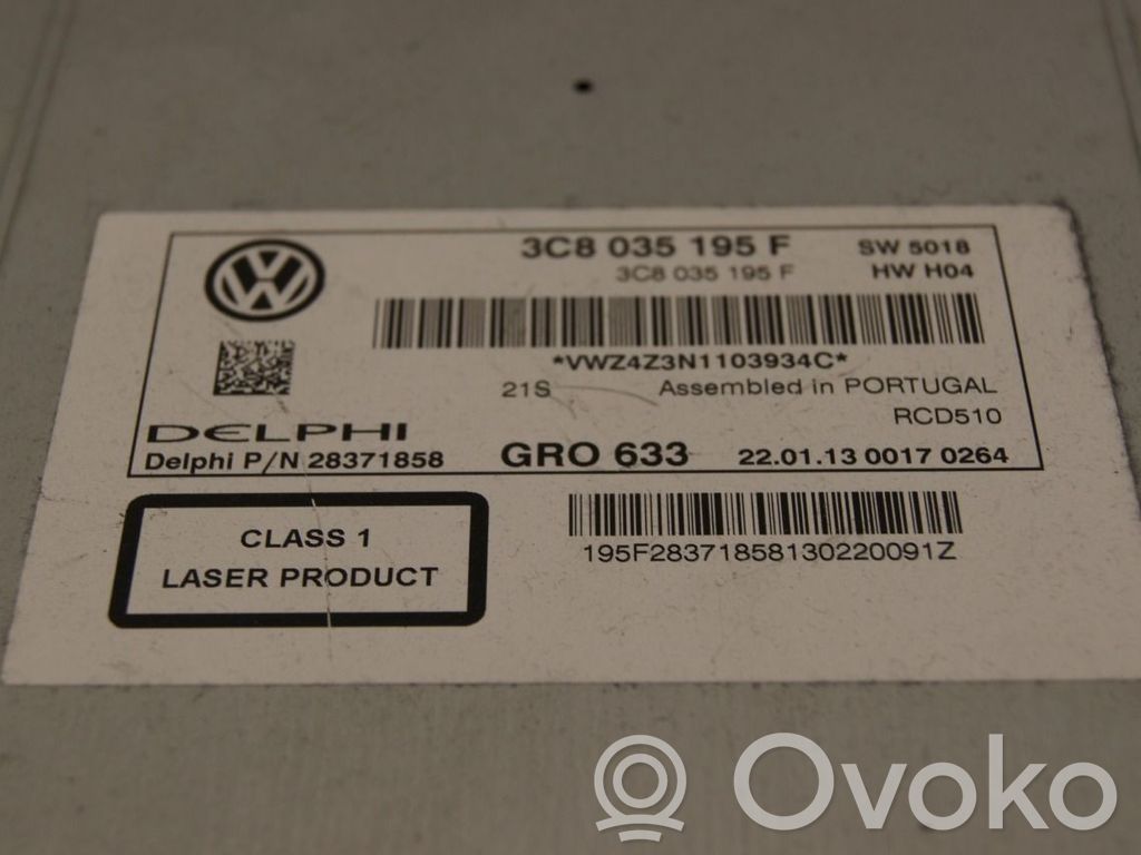 Volkswagen Caddy Unità principale autoradio/CD/DVD/GPS 