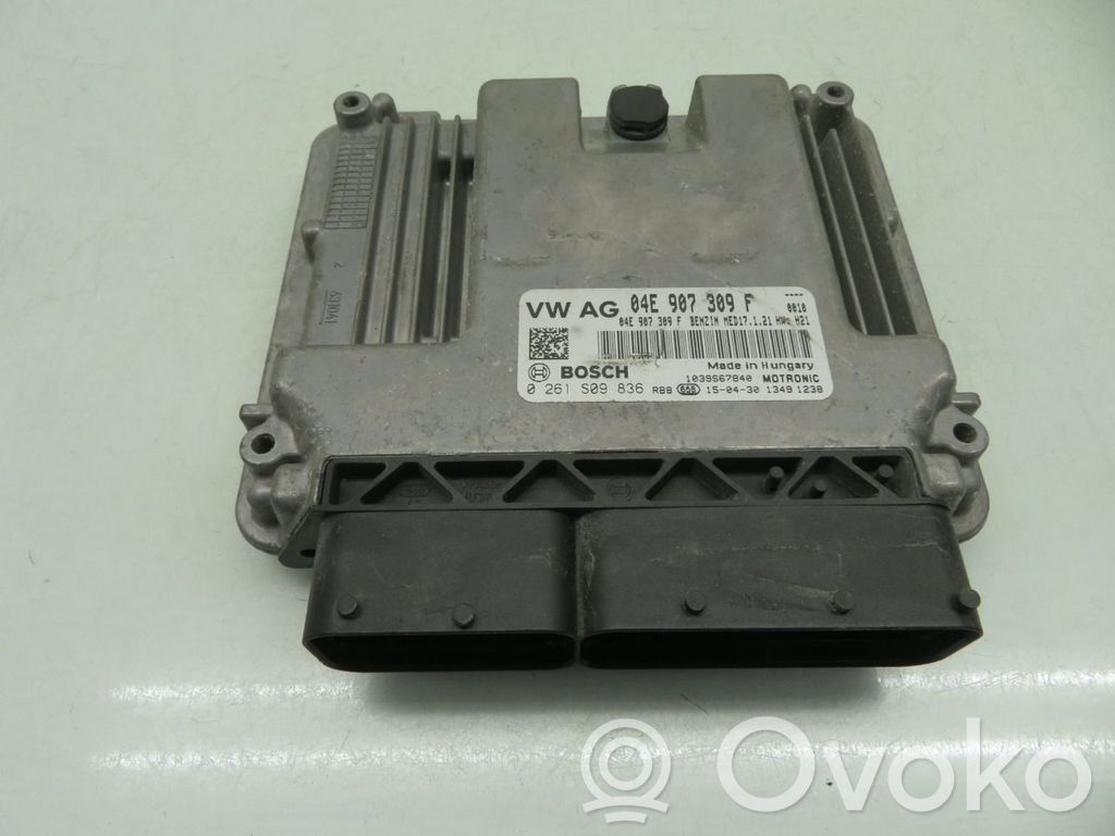 Unidad de control/módulo ECU del motor   04E906023F,04E907309F,04E907309F,0261S09836,04E906023F,04E907309F