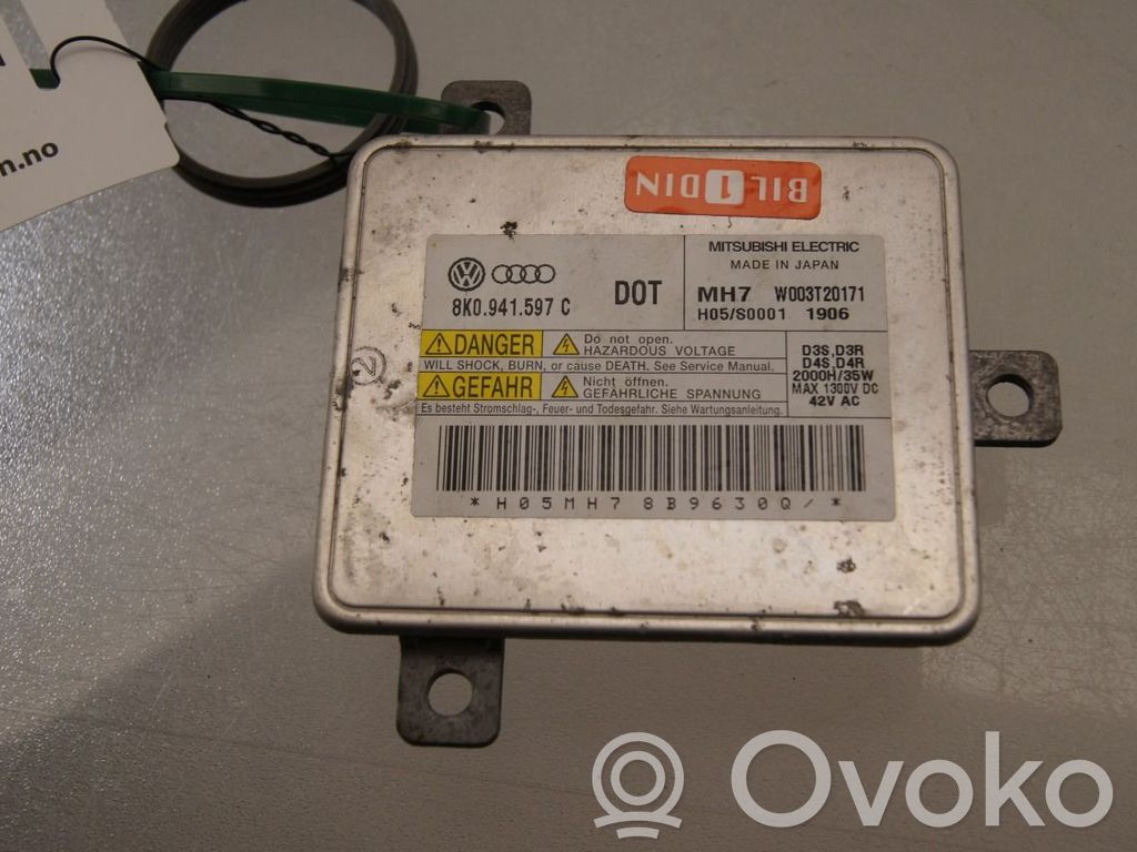 Centralina/modulo Xenon   8K0941597E,8K0941597E