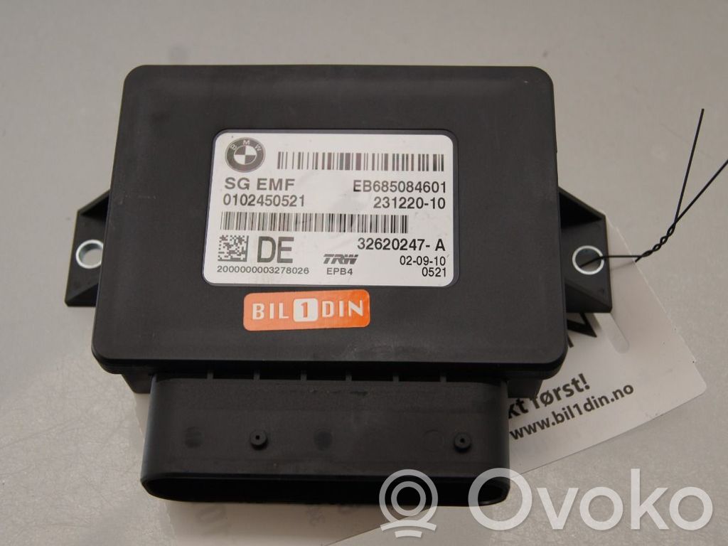 BMW 5 F10 F11 Modul de control frână de mână 