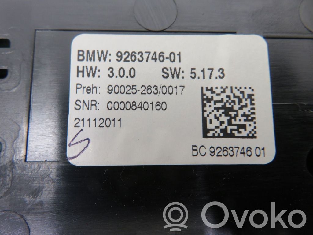 BMW 5 F10 F11 Rămă unitate control climatizare 