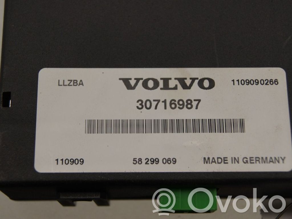 Volvo V60 Unitate/modul de comandă remorcă cu bară de tractare 