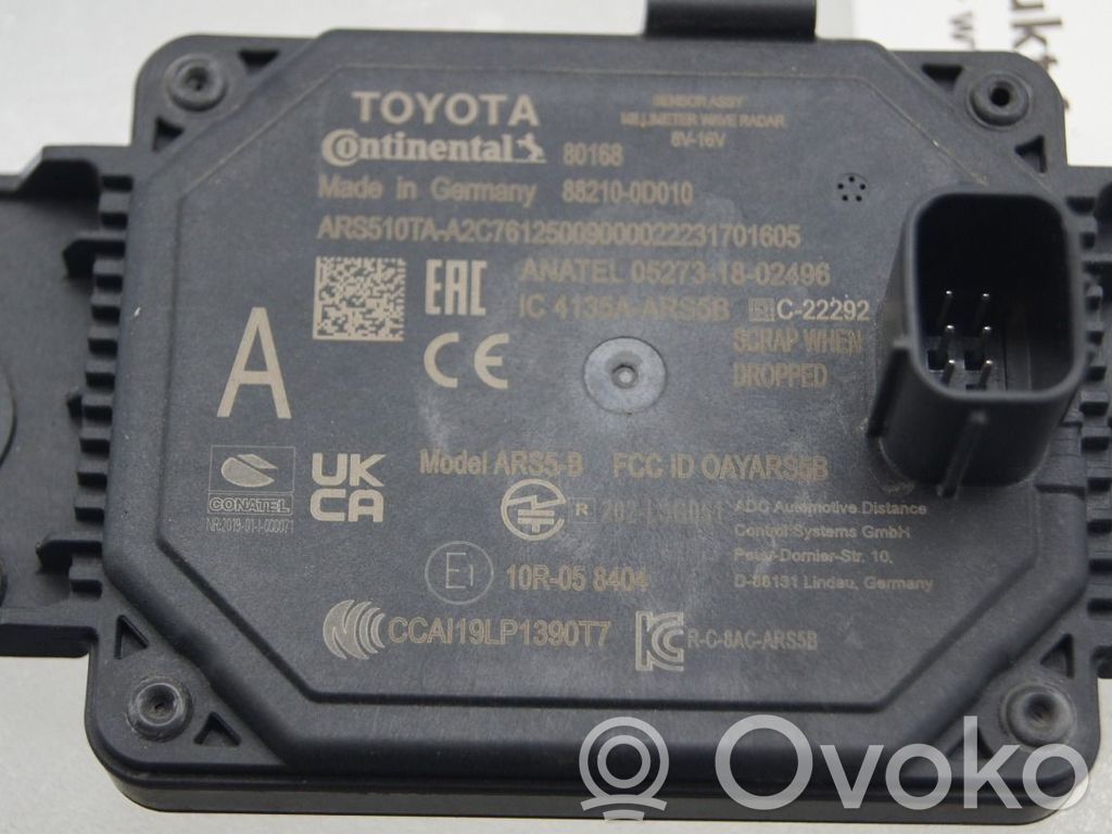 Toyota Yaris Cross Sensore radar Distronic 
