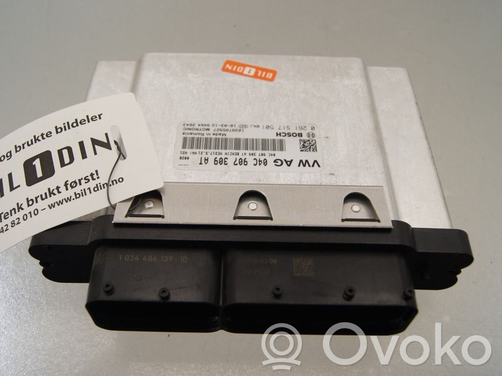 Volkswagen Polo VI Unité de commande, module ECU de moteur 