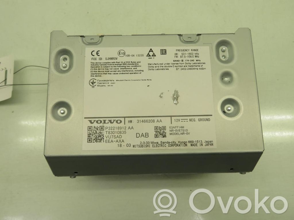 Volvo XC40 Unità principale autoradio/CD/DVD/GPS 