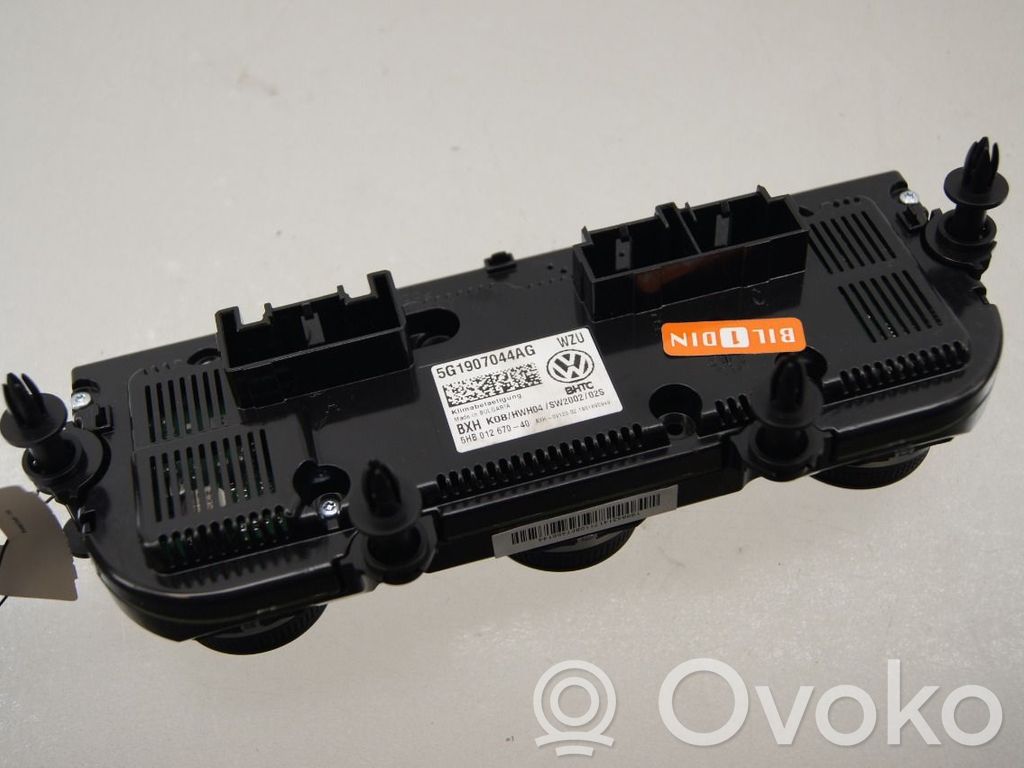 Volkswagen T-Roc Console centrale, commande chauffage/clim