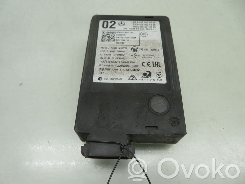 Sensor de radar Distronic   A0009059807,A0009059807
