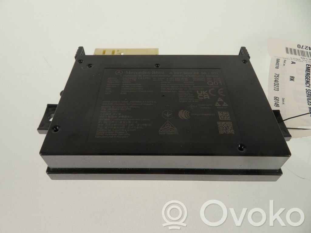 Mercedes-Benz EQA Centralina Audio Hi-fi