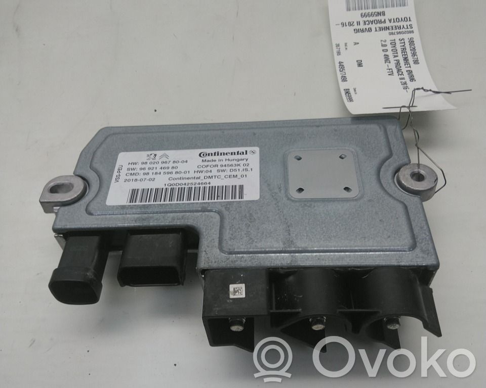 Toyota Proace Alte unități/module de control 