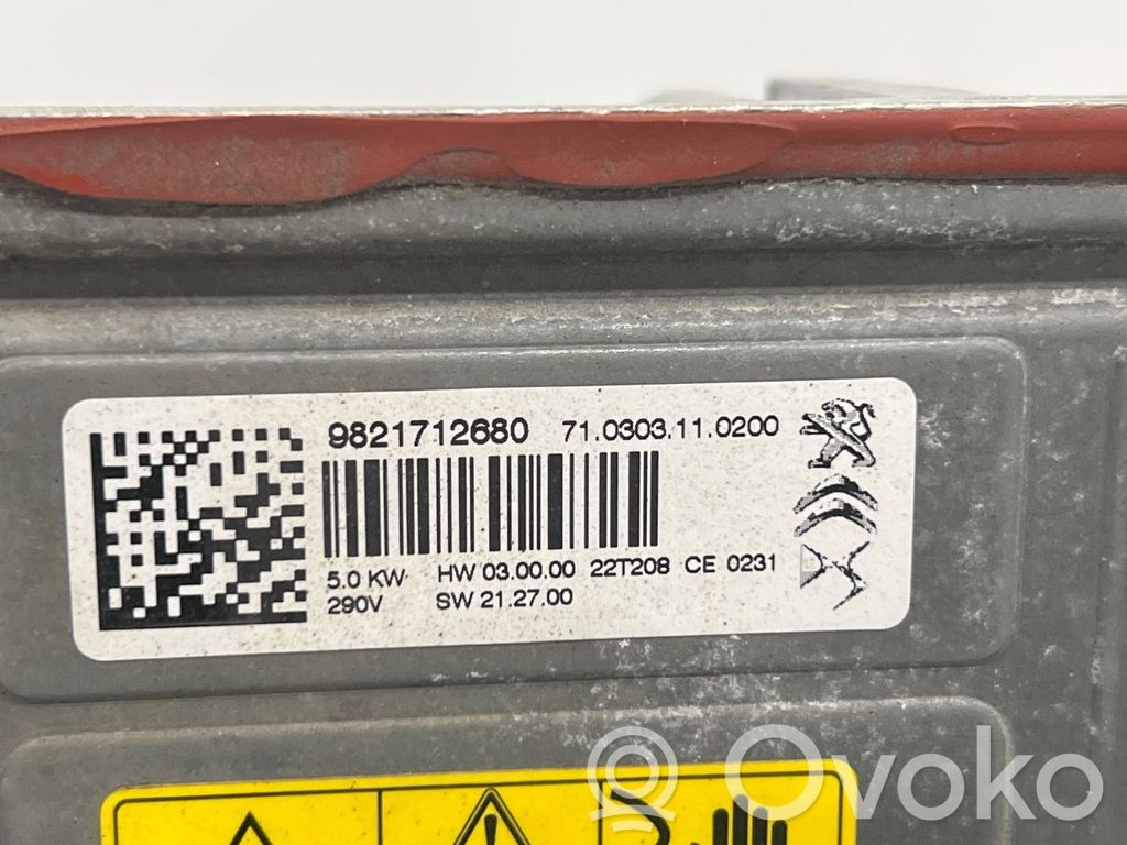 Toyota Proace Zuheizer Heizelement (optional)
