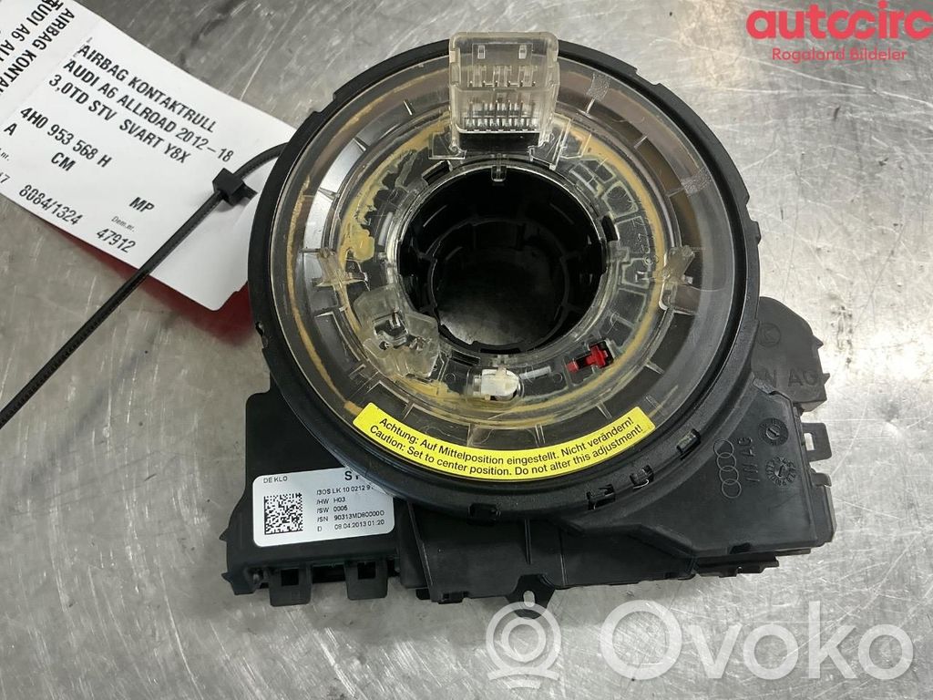Audi A6 Allroad C7 Bague collectrice/contacteur tournant airbag (bague SRS)